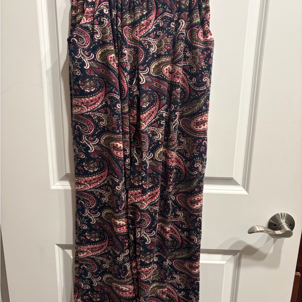 Paisley Wide Leg Pants